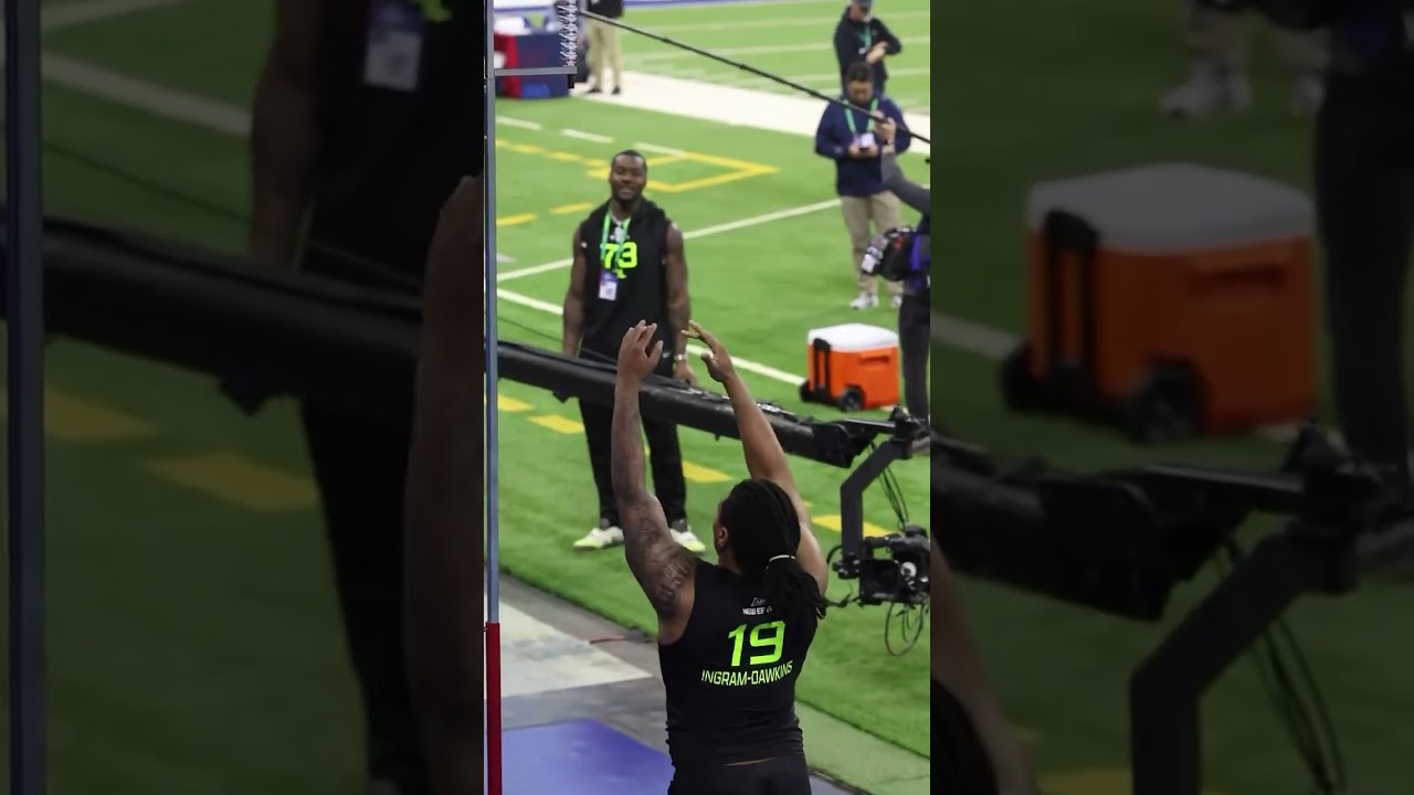 Tyrion Ingram Dawkins (2025 NFL Scouting Combine) 36in Vertical!!! 