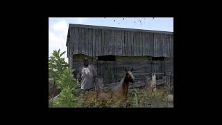 Blender barn and grass tutorial for beginners. Rotoscope and greenscreen.