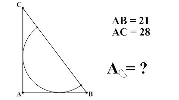 [Math] Calculate the area of the semicircle inscribed in the right triangle