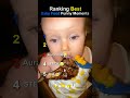 Ranking best baby food funny moments #funny #funnyshorts