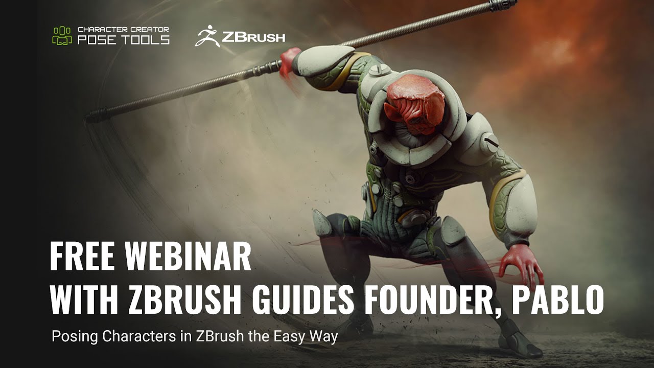 [Free Webinar] Posing Characters in ZBrush the Easy Way - YouTube