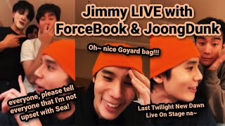 [ENG SUB] #jimmyyjp LIVE with #ForceBook and #JoongDunk | #JimmySea #GMMTVHappyWeekend