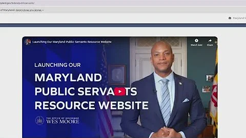 Maryland Gov. Moore launches resource website for federal workers
