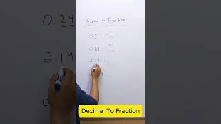 Decimal To fraction easy method #math #mathematics #logarithm  #mathtricks #knowledge #studytips