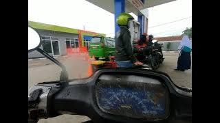 TEST JALAN ASTREA 3 SILINDER TANPA SILENCER . SUARANYA GAHAAAR !!!