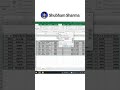 Advance Filter in Excel 🔥 | Must-Know Excel Interview Questions #jobinterviewtips #excelshorts#excel