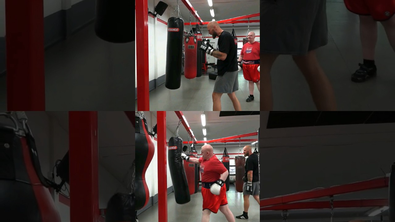 Anthony Joshua vs Robert Helenius - training 