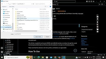 How to run assembly language code in vs code. Integrate MASM to vs code