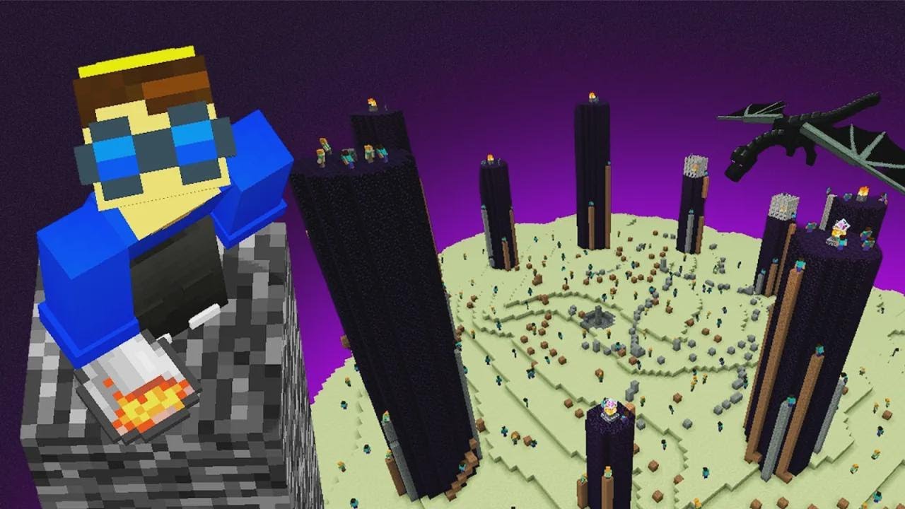 Ich schnapp mir 400 Spieler im End von Minecraft!