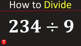 234 divided by 9 (234÷9) | Divide 234 by 9