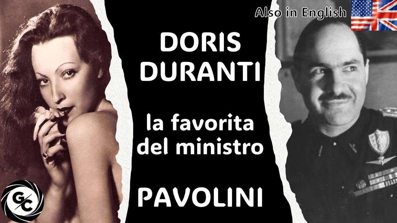 DORIS DURANTI la favorita del ministro della Stampa e della Propaganda Alessandro PAVOLINI