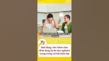 SỨC KHỎE TÂM THẦN ĐANG BÁO ĐỘNG!