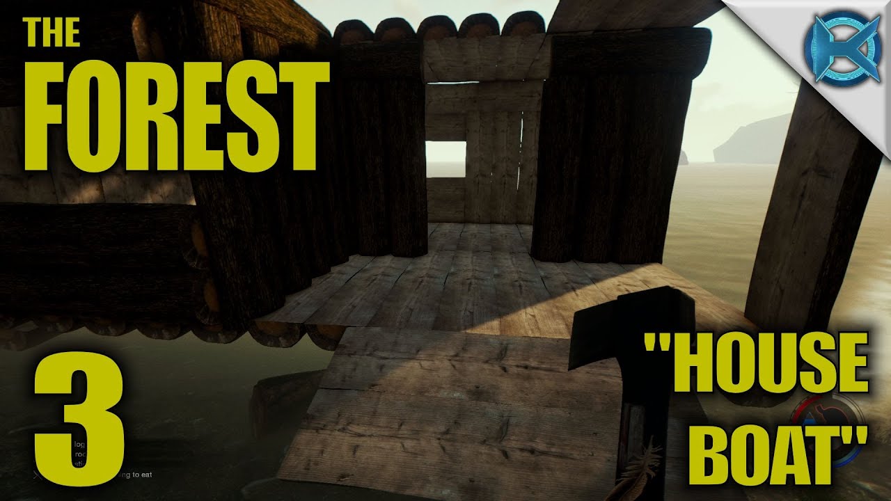 The Forest Alpha 0.24 Gameplay / Let's Play (S-7) -Ep. 3- "House Boat"