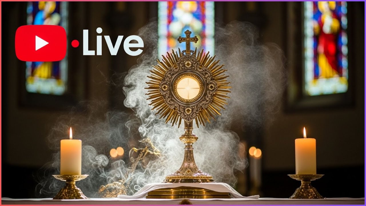 🕯️ 24/7 LIVE ADORATION | Gregorian Chant for Spirituality & Prayer Adoration🕯️