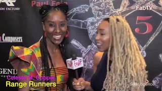 Celeste M. Cooper arrives at the "Range Runners" premiere
