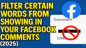 How To Filter Certain Words From Showing In Your Facebook Comments (2025)
