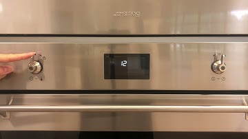 How to adjust the time in SMEG Dialed Oven
