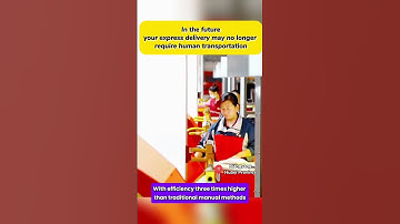 Your express delivery may no longer require human operation👏 #chinatech