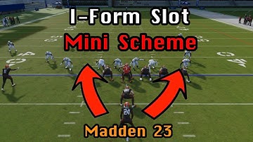 POWER RUN SCHEME! I Form Slot Mini Scheme | Madden 23 Tips & Tricks