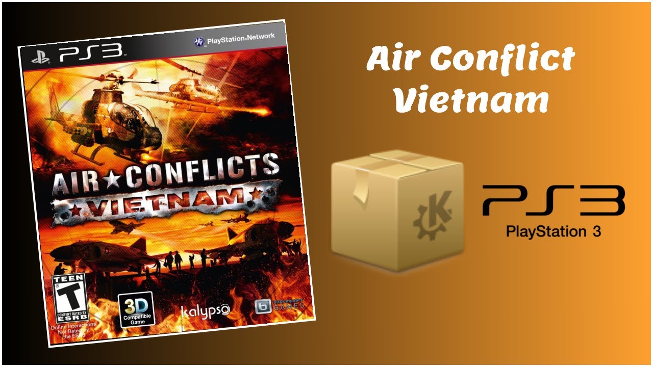 Jeu PS3 Air Conflicts Vietnam Complet FR – Edition Rare En Très Bon état, Boîte Intacte