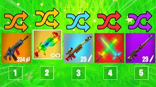The *RANDOMIZED* INVENTORY Challenge in Fortnite