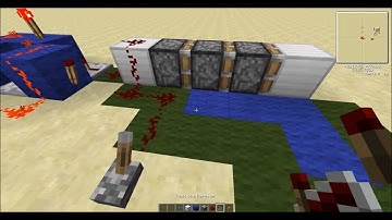 Minecraft Tutorial: Horizontal Triple Piston Extender 1.5.2