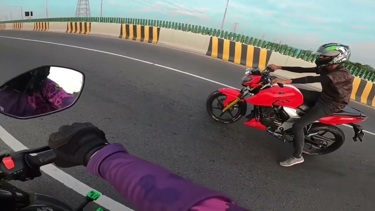Suzuki Gixxer 155 VS Apache 4v160 | Long Race | Highway Top End