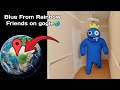 Blue from Rainbow friends Real Spotted on Google Earth?! #Map #earth #MrInvisibleEarth