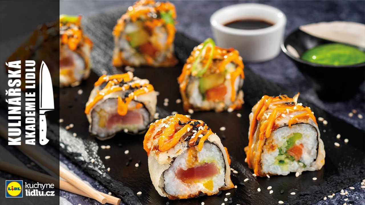 Smažené sushi s chilli majonézou - Roman Paulus - Kulinářská Akademie Lidlu