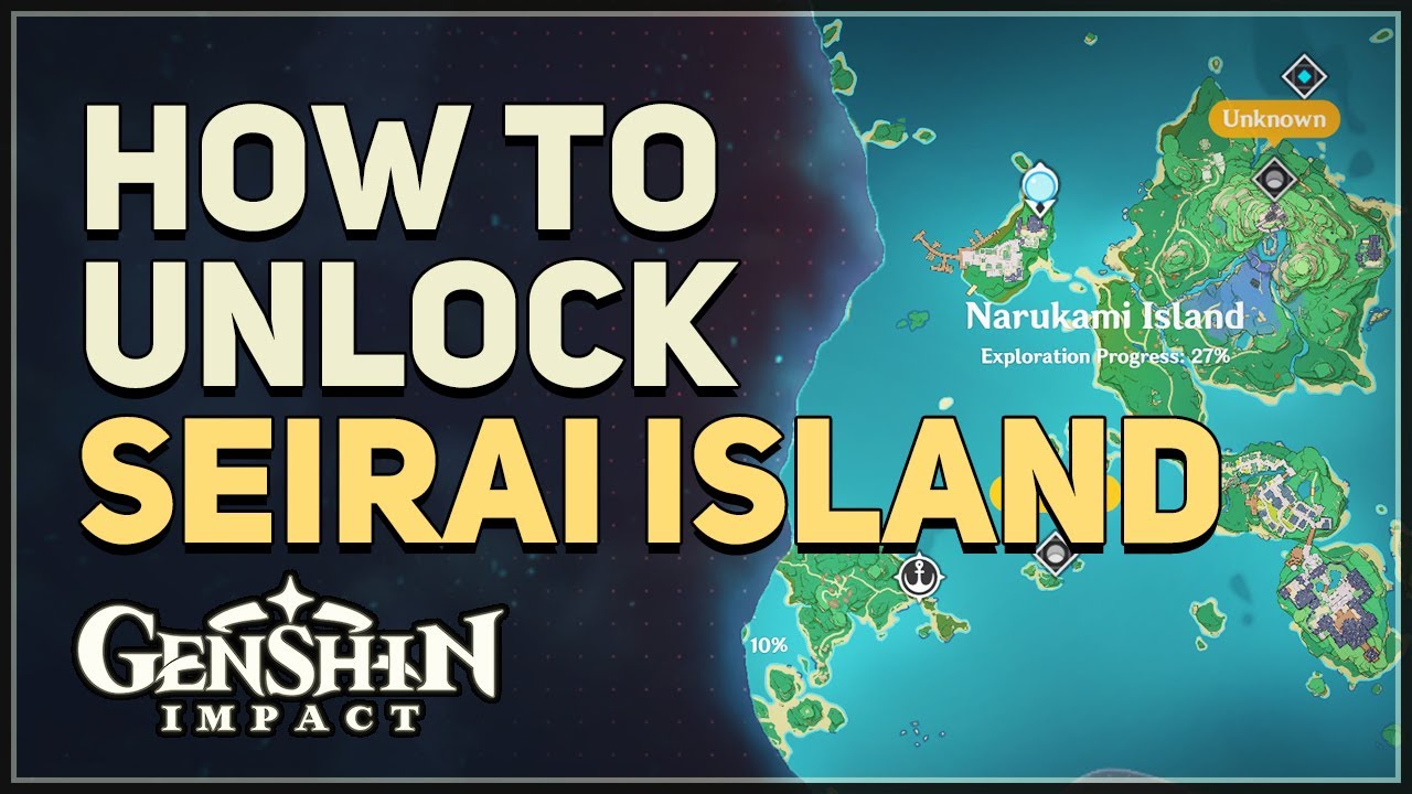 How to unlock Seirai Island Statue of the Seven Genshin Impact YouTube
