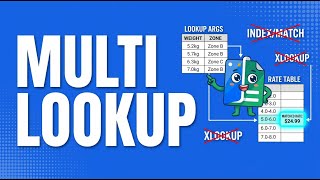 Run a multi-condition lookup in Excel and Sheets without formulas
