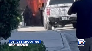 Witness videos show fiery scene of fatal deputies' shooting