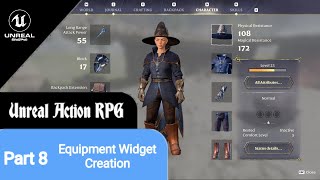 Unreal Engine 5 RPG Tutorial Series - #8: Equipment Widget Creation - Inventory Component screenshot 5