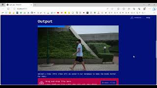 Gait Detection using Video Streamlit App in Python Projects Update