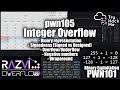 Exploiting integer overflow iof  underflow tutorial  pwn105  pwn101  tryhackme