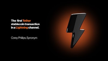 The first Tether / stablecoin transaction in a Lightning channel!