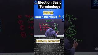 Election Basic terminology part1st by naresh sir #uksi #ssc #maths #deled #sscexam