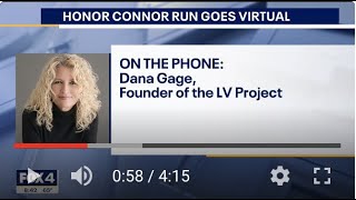 Fox4DFW Interviews Dana Gage about The 2020 Honor Connor Run - Virtual!