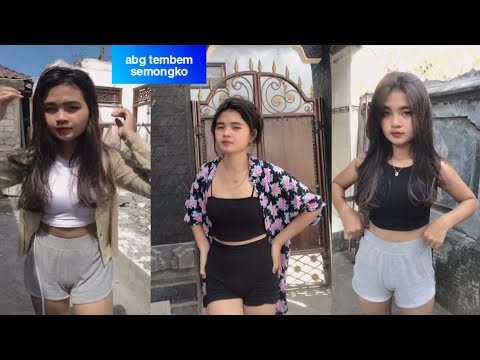 Tiktok abg hot Tembem sma // hot banget goyangan nya