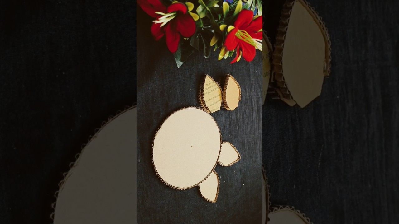 Creative DIY Cardboard Rangoli | Best Out of Waste Art💡