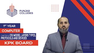 PGC lectures-Inter Part 1-KPK Board-Computer-Chapter 5-OSI Model Layers Types, Protocols and Devices