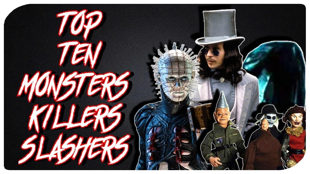 Top Ten/Horror Movie Monsters, Killers and Slashers YouTube