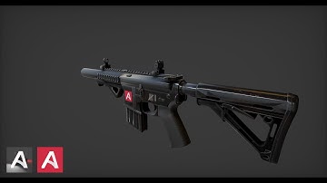 Armorpaint | Gun Timelapse