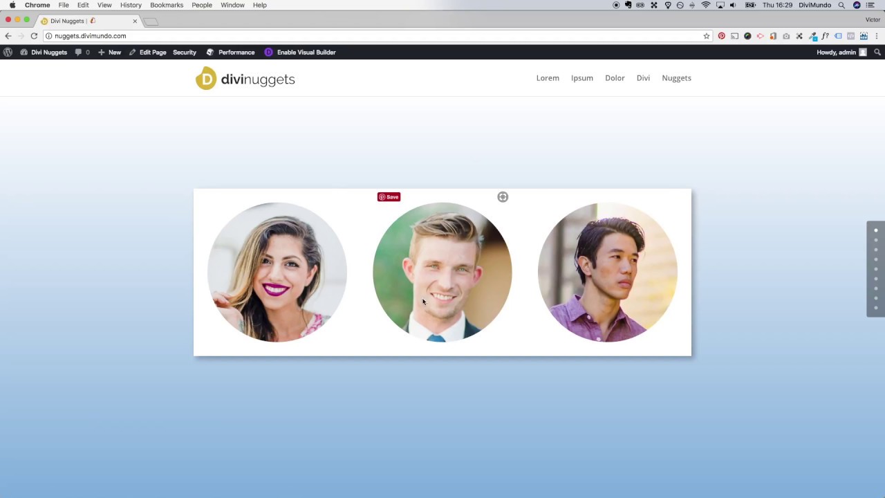 Create round images in Wordpress (without Photoshop) - YouTube