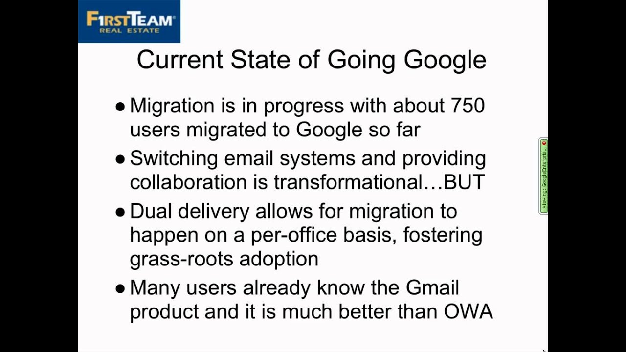 cloud platform competency Google Apps for Real Estate