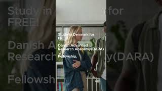Danish Advanced Research Academy DARA #scholarshipopportunity