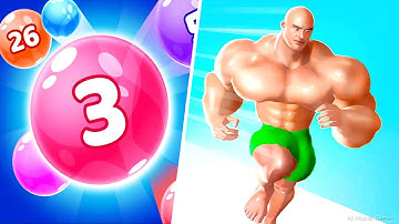 Marble Run 3D | Muscle Rush - All Levels Gameplay Android,iOS - NEW APK UPDATE