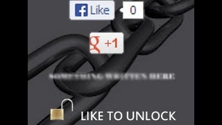 Wordpress Like to Unlock  plugin