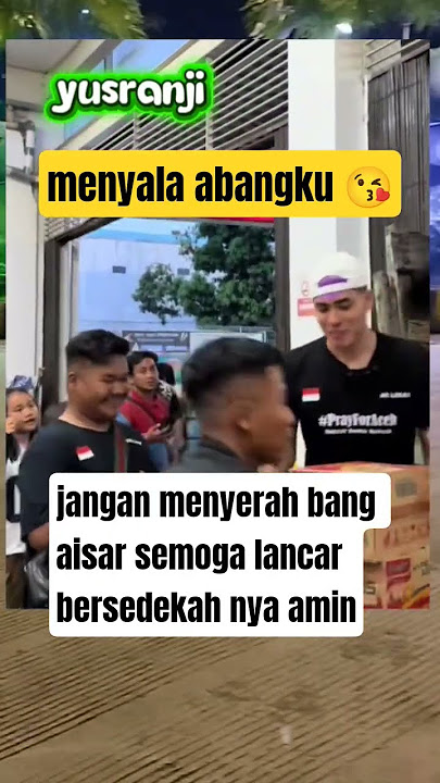 jangan menyerah bang aisar semoga lancar bersedekah nya amin #aisarkhaled #aisarterbaru