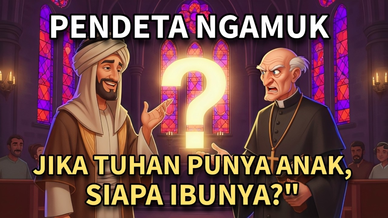 “Pendeta Ngamuk Saat Abu Nawas Tanya: Kalau Tuhan Punya Anak, Siapa Ibunya?!” 😱